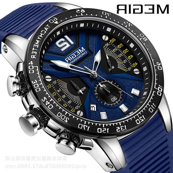 military watch function men and women waterproof good gift world time shockproof trendy watch, Silver
military watch function men and women waterproof good gift world time shockproof trendy watch, Silver