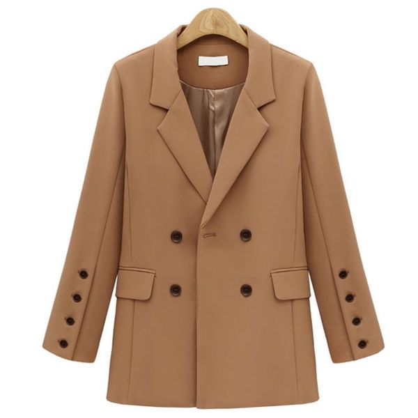 women's jackets women turn down collar suit jacket autumn solid lapel slim fit coat ladies business office cardigan horn sleeve oute, Black;brown
women's jackets women turn down collar suit jacket autumn solid lapel slim fit coat ladies business office cardigan horn sleeve oute, Black;brown