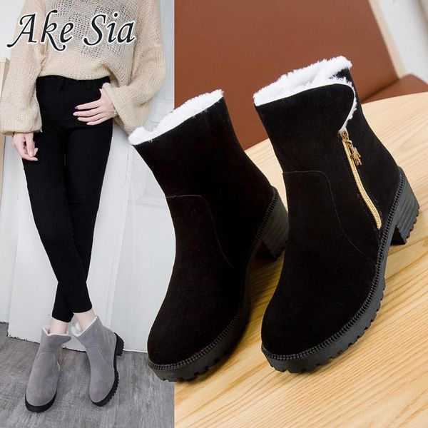 boots side zipper snow female 2021 winter women's plus velvet thick with warm cotton shoes non-slip round head short, Black
boots side zipper snow female 2021 winter women's plus velvet thick with warm cotton shoes non-slip round head short, Black