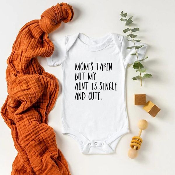 rompers lovely mom's taken but my aunt is cute and single infant jumpsuit boys girls clothes summer born ropa clothing costume, Blue
rompers lovely mom's taken but my aunt is cute and single infant jumpsuit boys girls clothes summer born ropa clothing costume, Blue