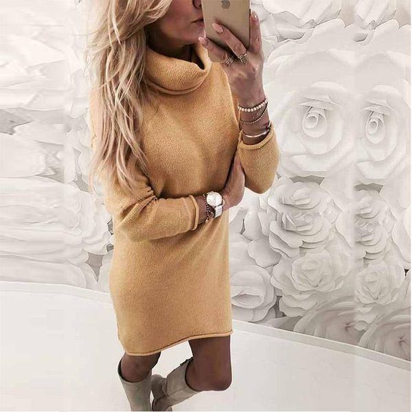 casual dresses aecu11 turtleneck sweater dress women knitting party ladies winter vintage long sleeve dresss yellow 2021, Black;gray
casual dresses aecu11 turtleneck sweater dress women knitting party ladies winter vintage long sleeve dresss yellow 2021, Black;gray