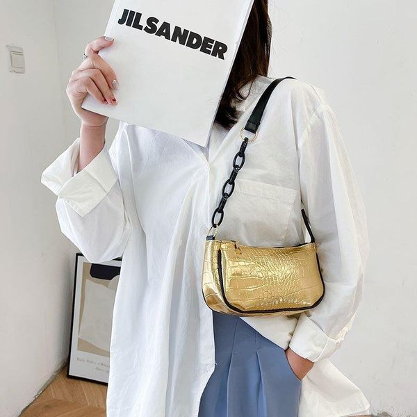 evening bags fashion crocodile pattern pu leather women's shoulder bag chain square handbag designer female underarm shopper purse
evening bags fashion crocodile pattern pu leather women's shoulder bag chain square handbag designer female underarm shopper purse