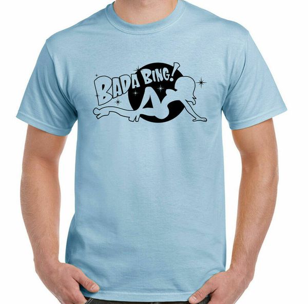bada bing t-shirt the sopranos mens funny inspired movie film strip club stag do, White;black
bada bing t-shirt the sopranos mens funny inspired movie film strip club stag do, White;black