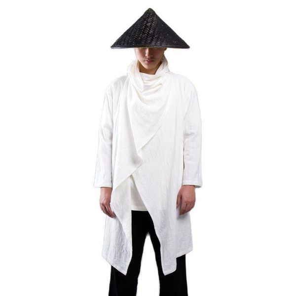 men's trench coats spring summer men cotton linen long coat chinese style vintage cloak man personality japanese overcoat jacket, Tan;black
men's trench coats spring summer men cotton linen long coat chinese style vintage cloak man personality japanese overcoat jacket, Tan;black