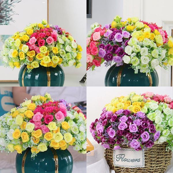 decorative flowers & wreaths artificial silk rose 21heads/bouquet gypsophila diy family wedding decoration el store dining table scene arran
decorative flowers & wreaths artificial silk rose 21heads/bouquet gypsophila diy family wedding decoration el store dining table scene arran