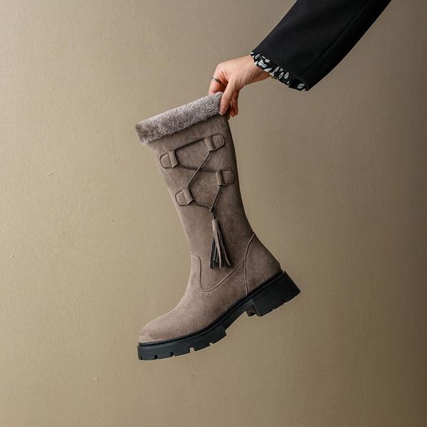 boots ymechic french retro style women plush mid calf snow 2022 winter low heels office lady daily fringe botas shoes size 34-44, Black
boots ymechic french retro style women plush mid calf snow 2022 winter low heels office lady daily fringe botas shoes size 34-44, Black