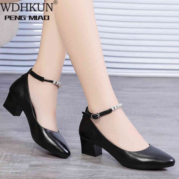 sandals solid black leather 4cm high heel office women shoes spring ladies thick heels crystal ankle strap pumps woman uiah
sandals solid black leather 4cm high heel office women shoes spring ladies thick heels crystal ankle strap pumps woman uiah