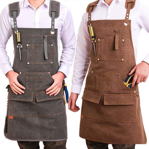 aprons tool apron adjustable durable duty canvas work with pockets cross-back straps for woodworking painting
aprons tool apron adjustable durable duty canvas work with pockets cross-back straps for woodworking painting