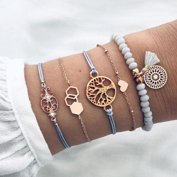link, chain diezi handmade tree of life heart tassel beads bracelet vintage bohemia rope bracelets sets for women boho bangle, Black
link, chain diezi handmade tree of life heart tassel beads bracelet vintage bohemia rope bracelets sets for women boho bangle, Black