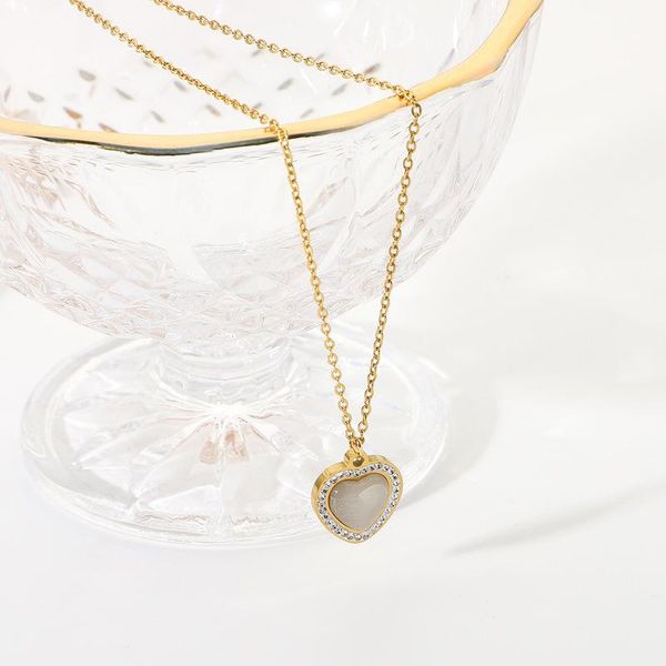 pendant necklaces allme french retro perspective crystal shinning cz stone lone heart necklace for women girls simple accessories gifts, Silver
pendant necklaces allme french retro perspective crystal shinning cz stone lone heart necklace for women girls simple accessories gifts, Silver