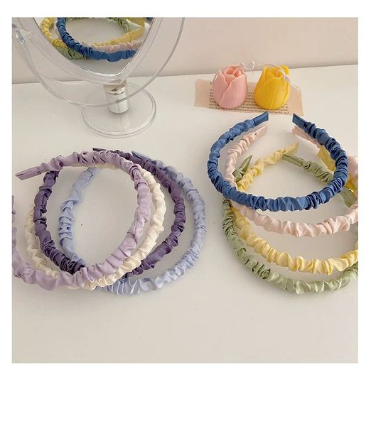 wholesale versatile satin pleated hairbands hair jewelry sweet temperament accessories yao, Silver
wholesale versatile satin pleated hairbands hair jewelry sweet temperament accessories yao, Silver