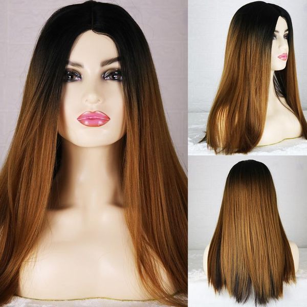 synthetic wigs wadoi long ombre light ash brown blonde wavy wig cosplay party daily for women high density temperature fibre, Black
synthetic wigs wadoi long ombre light ash brown blonde wavy wig cosplay party daily for women high density temperature fibre, Black