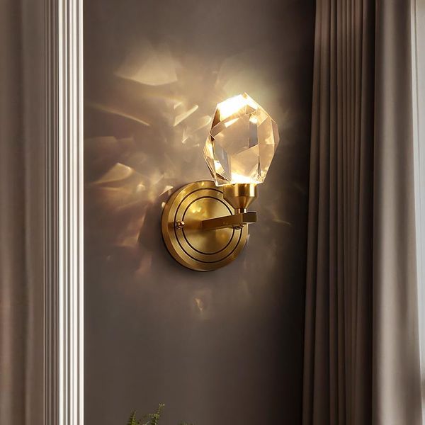 wall lamp modern crystal copper classical sconce living room bedroom nordic light bedside indoor stair
wall lamp modern crystal copper classical sconce living room bedroom nordic light bedside indoor stair
