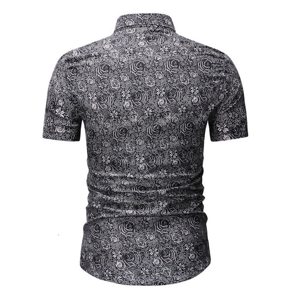 designer shirts short sleeve stand collar men casual print shirt male clothing mens luxury, White;black
designer shirts short sleeve stand collar men casual print shirt male clothing mens luxury, White;black