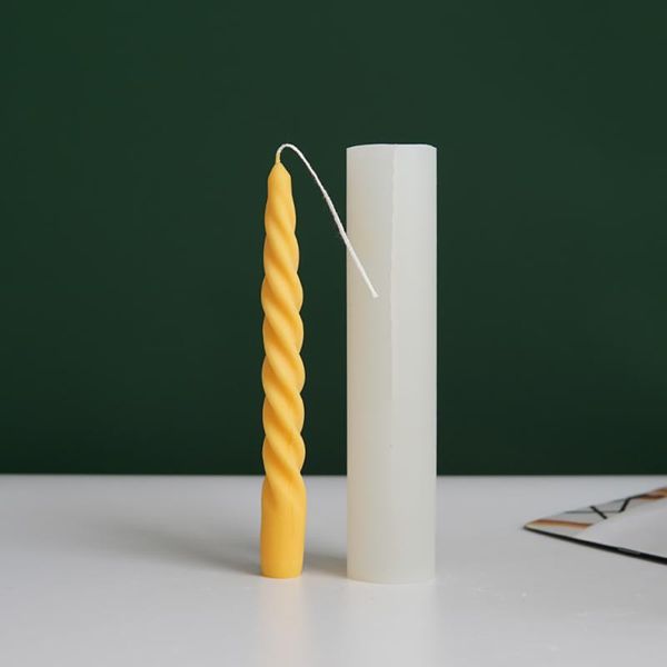 craft tools 3d twisted long shape silicone candle mold diy candlelight dinner making
craft tools 3d twisted long shape silicone candle mold diy candlelight dinner making