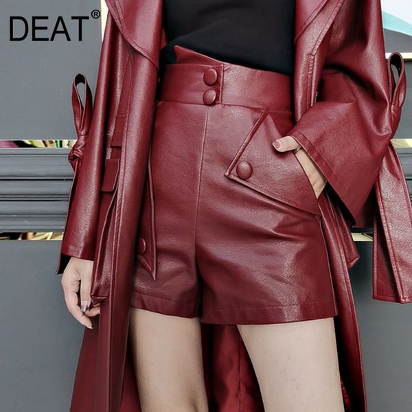 autumn and winter fashion casual pu leather high waist loose thin red a-line wide leg shorts women sg825 210421, White;black
autumn and winter fashion casual pu leather high waist loose thin red a-line wide leg shorts women sg825 210421, White;black