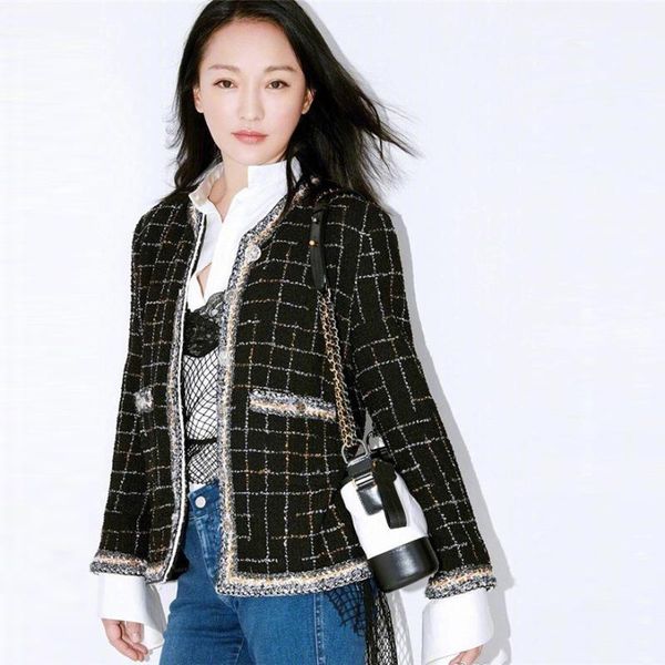 women's jackets autumn vintage woolen womens tweed jacket casaco feminino elegant ladies wool coat slim female, Black;brown
women's jackets autumn vintage woolen womens tweed jacket casaco feminino elegant ladies wool coat slim female, Black;brown