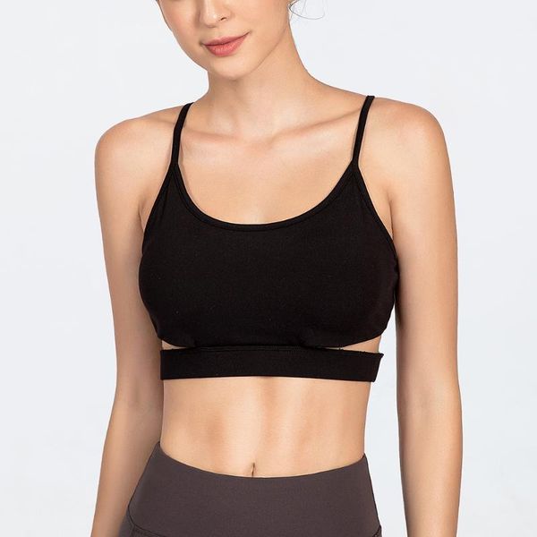 gym clothing u-neck strength slim-fitting shockproof gathering beautiful back yoga sports underwear, White;black
gym clothing u-neck strength slim-fitting shockproof gathering beautiful back yoga sports underwear, White;black