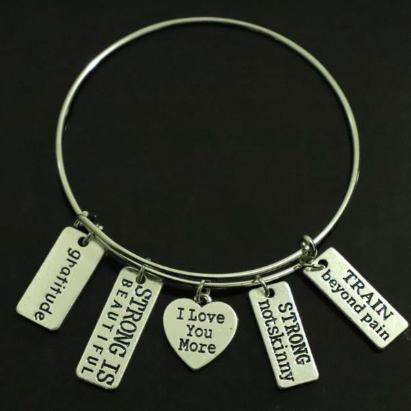 variety of ancient message tag charm bracelet strong is beautiful & gratitude metal pendant diy adjustable wire bangle link, chain, Black
variety of ancient message tag charm bracelet strong is beautiful & gratitude metal pendant diy adjustable wire bangle link, chain, Black