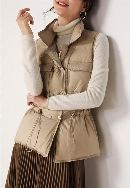 women's vests down jacket women tide winter vest ultralight sleeveless coat female outwear lightweight warm solid, Black;white
women's vests down jacket women tide winter vest ultralight sleeveless coat female outwear lightweight warm solid, Black;white
