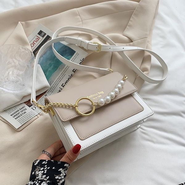 evening bags fashion pu leather flap crossbody bag for women 2021 solid color chain pearl shoulder handbags and purses female travel 
evening bags fashion pu leather flap crossbody bag for women 2021 solid color chain pearl shoulder handbags and purses female travel