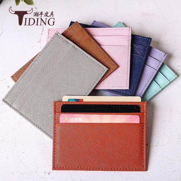 card holders tiding style genuine leather bag women's cowhide small holder ultra-thin document package mini color duo ka wei me, Brown;gray
card holders tiding style genuine leather bag women's cowhide small holder ultra-thin document package mini color duo ka wei me, Brown;gray