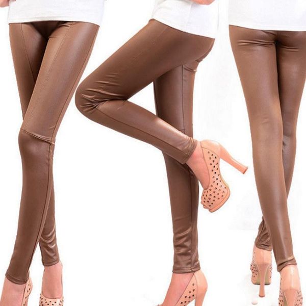 women's leggings athvotar fashion high waist pants women stretch casual slim splice pencil trousers pu leather long female, Black
women's leggings athvotar fashion high waist pants women stretch casual slim splice pencil trousers pu leather long female, Black