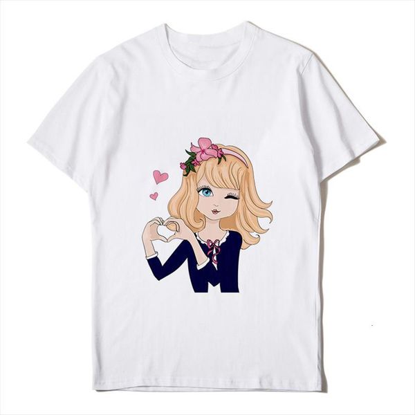 summer fashion girl printed and men women white female clothing thin section o neck femme, White;black
summer fashion girl printed and men women white female clothing thin section o neck femme, White;black