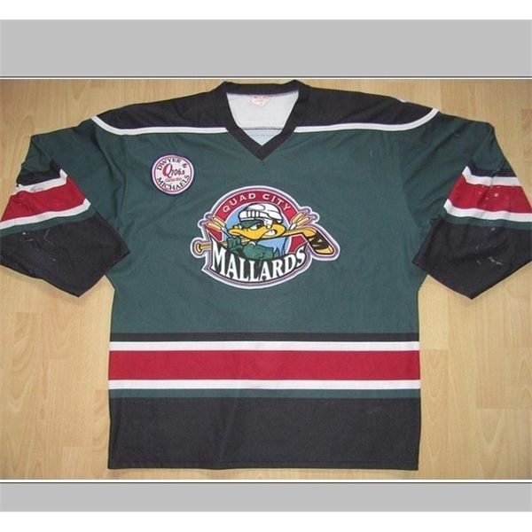 001rare hockey jersey men youth women vintage echl quad city mallards fermoyle size s-5xl custom any name or number, Black
001rare hockey jersey men youth women vintage echl quad city mallards fermoyle size s-5xl custom any name or number, Black