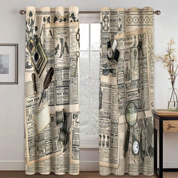 curtain & drapes personalized retro spaper style printing living room bedroom home decoration adult
curtain & drapes personalized retro spaper style printing living room bedroom home decoration adult