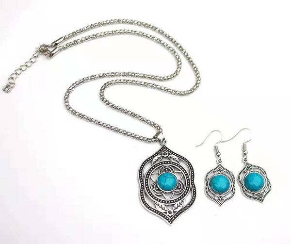 earrings & necklace vintage jewelry ethnic style earring bracelet set, Silver
earrings & necklace vintage jewelry ethnic style earring bracelet set, Silver