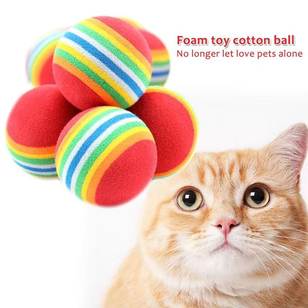 cat toys rainbow toy ball interactive 3.5m play chew rattle scratch eva training pet supplies 10pcs
cat toys rainbow toy ball interactive 3.5m play chew rattle scratch eva training pet supplies 10pcs