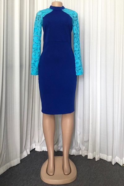 casual dresses women o neck dress blue bodycon patchwork long lace sleeve midi autumn modest vestidos club night out elastic classy robes 1s, Black;gray
casual dresses women o neck dress blue bodycon patchwork long lace sleeve midi autumn modest vestidos club night out elastic classy robes 1s, Black;gray