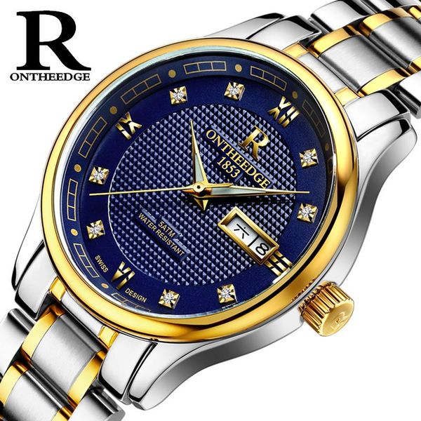wristwatches ontheedge stainless steel mechanical watch with fully automatic movement luminous hands and creative luxury dial design for men, Slivery;brown
wristwatches ontheedge stainless steel mechanical watch with fully automatic movement luminous hands and creative luxury dial design for men, Slivery;brown