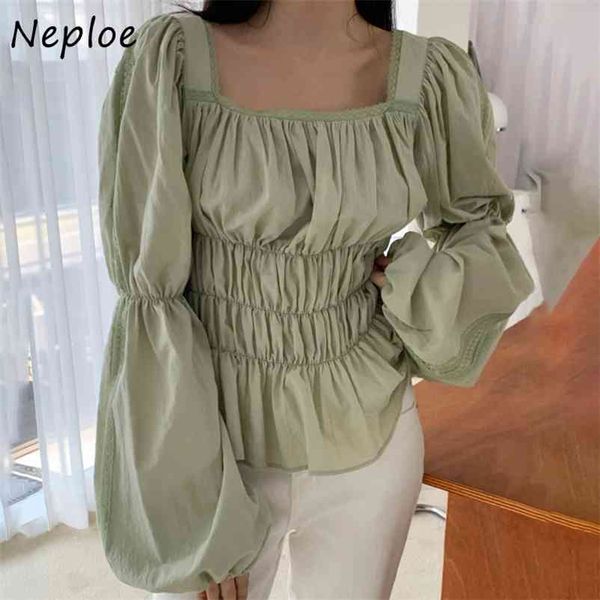 heavy work lace hollow out solid blouse women square collar puff long sleeve blusas draped design shirt 210422, White
heavy work lace hollow out solid blouse women square collar puff long sleeve blusas draped design shirt 210422, White