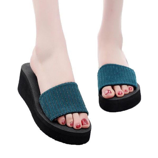 slippers jaycosin 2021 women summer bohemian open toe fashion non-slip wedge flip flops beach shoe platform sandals lady a513, Black
slippers jaycosin 2021 women summer bohemian open toe fashion non-slip wedge flip flops beach shoe platform sandals lady a513, Black