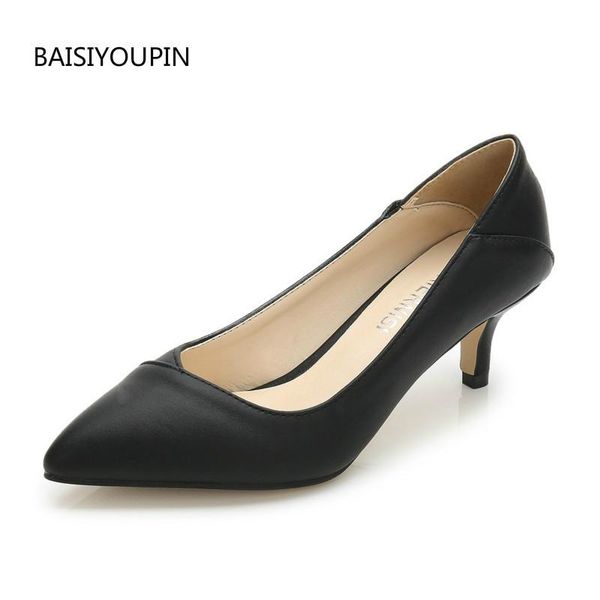 dress shoes plus size women pumps four seasons wedding casual 5cm high heels pointed toe office career thin fashion female, Black
dress shoes plus size women pumps four seasons wedding casual 5cm high heels pointed toe office career thin fashion female, Black