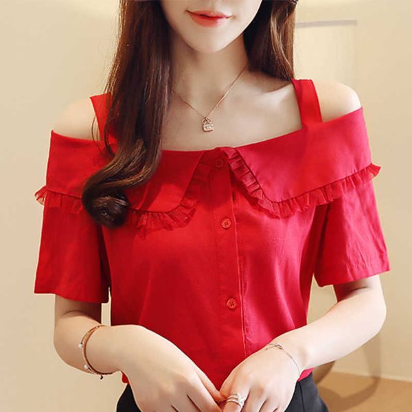 womens and blouses fashion woman blouses short sleeve summer blouse women slash neck chiffon blouse shirt clothes c875 210602, White
womens and blouses fashion woman blouses short sleeve summer blouse women slash neck chiffon blouse shirt clothes c875 210602, White