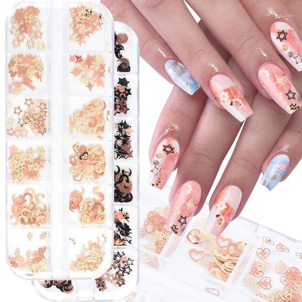 nail art accessories thin metal computer tablets xingyue gear shell rose gold patch sequins decoration nails1, Silver;gold
nail art accessories thin metal computer tablets xingyue gear shell rose gold patch sequins decoration nails1, Silver;gold