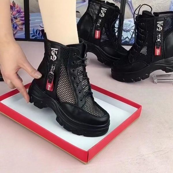 boots shoes for women women's girl 2021 high summer zapatillas mujer chaussure femme, Black
boots shoes for women women's girl 2021 high summer zapatillas mujer chaussure femme, Black