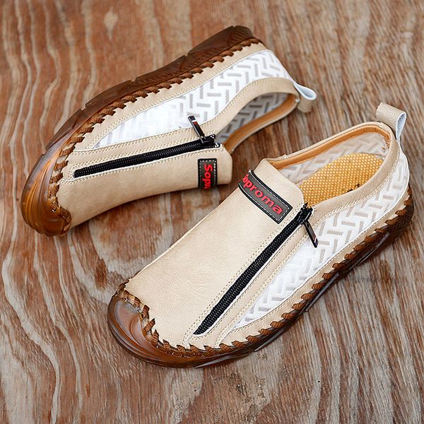 summer daily office leather men flats casual work shoes men classic anti-skid loafers driving moccasins big size 38-47, Red;white
summer daily office leather men flats casual work shoes men classic anti-skid loafers driving moccasins big size 38-47, Red;white
