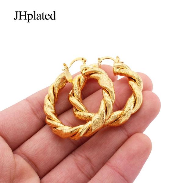 hoop & huggie 24k gold plated artificial trend round twist earings piercings earrings jewelery for women/girl ear rings jewelry gifts, Golden;silver
hoop & huggie 24k gold plated artificial trend round twist earings piercings earrings jewelery for women/girl ear rings jewelry gifts, Golden;silver