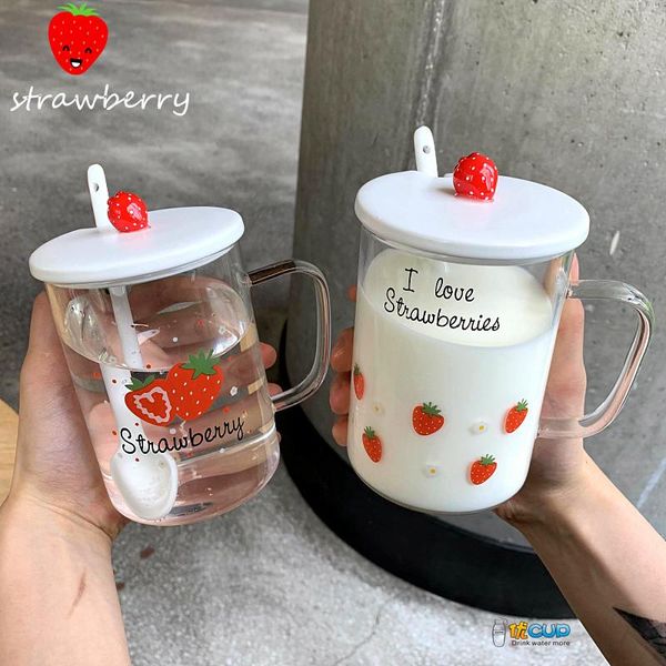 korean strawberry glass cups cute coffee milk with lid high capacity drinking copas de cristal kitchen dining yy50gc wine glasses
korean strawberry glass cups cute coffee milk with lid high capacity drinking copas de cristal kitchen dining yy50gc wine glasses
