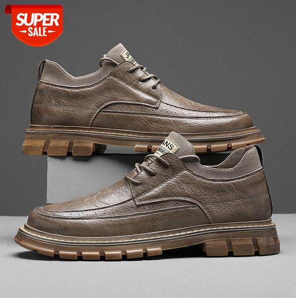 casual small leather shoes men's british korean version youth retro style martin boots business men #fd1s
casual small leather shoes men's british korean version youth retro style martin boots business men #fd1s