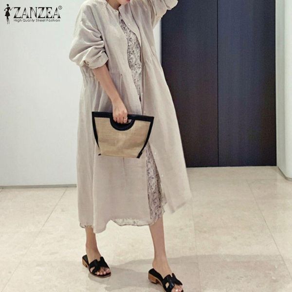 women's blouses & shirts zanzea women cardigan casual long sleeve shirt solid o neck drastring waist blouse cotton tunic blusas chemis, White
women's blouses & shirts zanzea women cardigan casual long sleeve shirt solid o neck drastring waist blouse cotton tunic blusas chemis, White