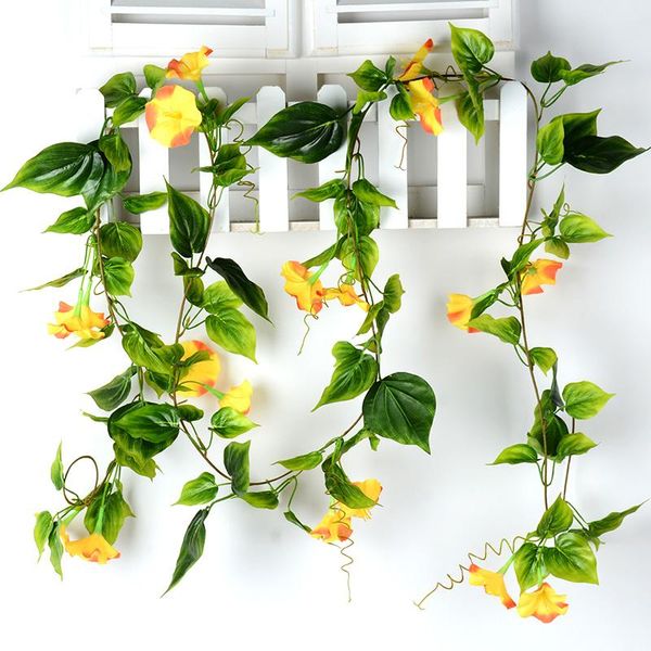 decorative flowers & wreaths 2.2 meters simulation morning glory flower vine wedding home decor rose red white yellow artificial plants for
decorative flowers & wreaths 2.2 meters simulation morning glory flower vine wedding home decor rose red white yellow artificial plants for