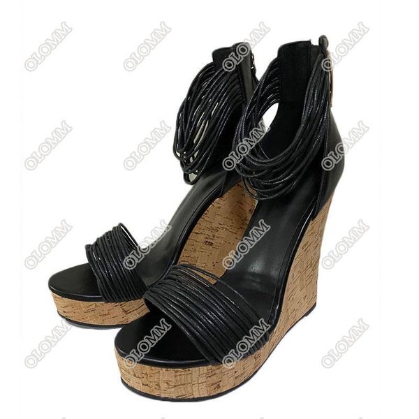 olomm 2021 handmade platform wedges high heel sandals open toe black party women shoes us plus size 4-.5 6exg
olomm 2021 handmade platform wedges high heel sandals open toe black party women shoes us plus size 4-.5 6exg