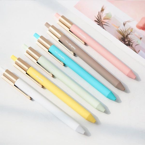 gel pens 24 pcs/lot macaron color gold clip pen 0.5mm ballpoint black writing signature stationery office school supplies eb387
gel pens 24 pcs/lot macaron color gold clip pen 0.5mm ballpoint black writing signature stationery office school supplies eb387