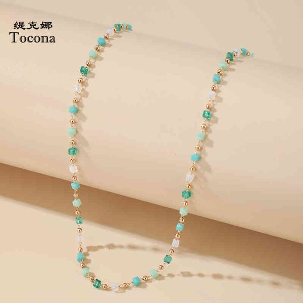 bohemian colorful kralen tocona chaining choker chain for women charming hand-crafted game jewelry drop shipment 14026, Silver
bohemian colorful kralen tocona chaining choker chain for women charming hand-crafted game jewelry drop shipment 14026, Silver