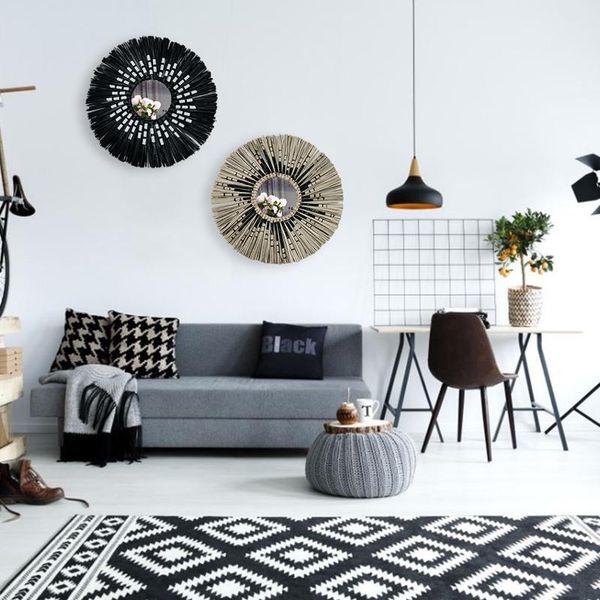 straw hanging mirror (including acrylic mirror) tapestry decoration hand-woven background outer diameter: 35cm frames
straw hanging mirror (including acrylic mirror) tapestry decoration hand-woven background outer diameter: 35cm frames